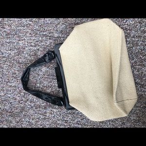 Vera Wang Woven Khaki purse
